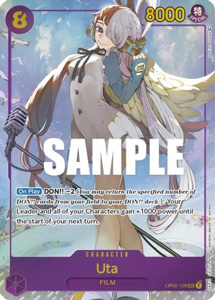 Uta (Alternate Art) (OP02-120) [Paramount War] Foil - Deck Out Gaming