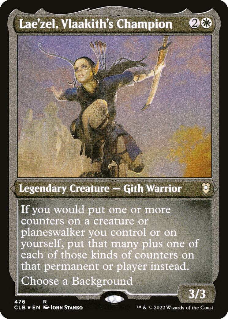 Lae'zel, Vlaakith's Champion (476) [Commander Legends: Battle for Baldur's Gate] etched - Deck Out Gaming