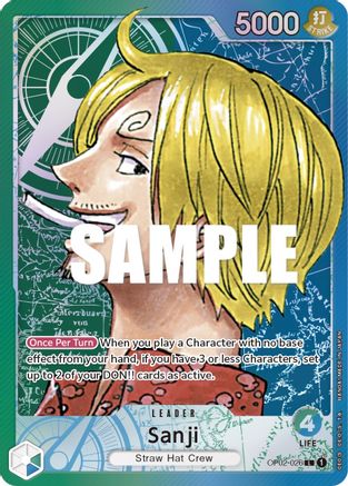 Sanji (Alternate Art) (OP02-026) [Paramount War] Foil - Deck Out Gaming