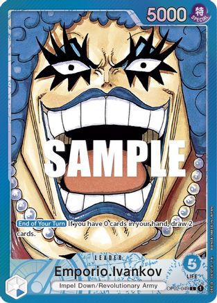 Emporio.Ivankov (049) (Alternate Art) (OP02-049) [Paramount War] Foil - Deck Out Gaming