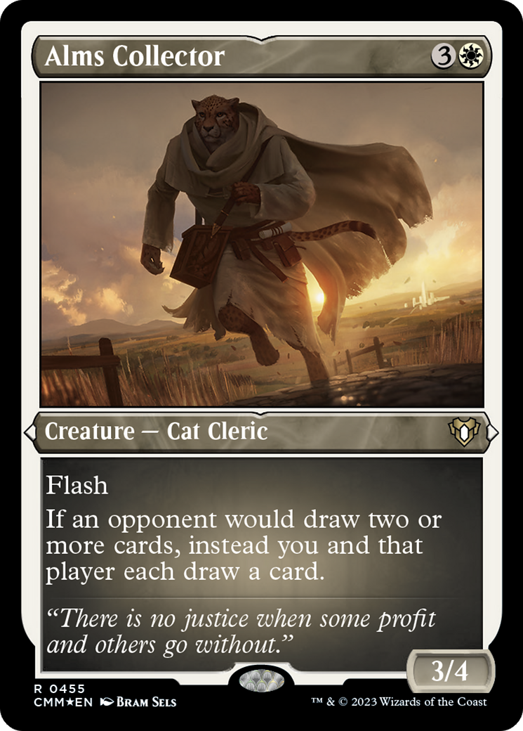 Alms Collector (Foil Etched) (455) [Commander Masters] foil - Deck Out Gaming