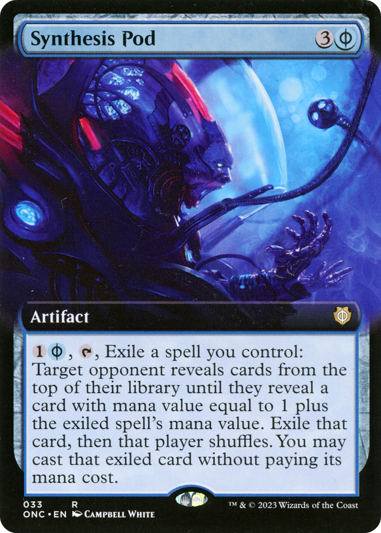 Synthesis Pod (Extended Art) (33) [Phyrexia: All Will Be One Commander] - Deck Out Gaming