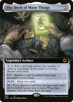 The Deck of Many Things (Extended Art) (392) [Adventures in the Forgotten Realms] - Deck Out Gaming