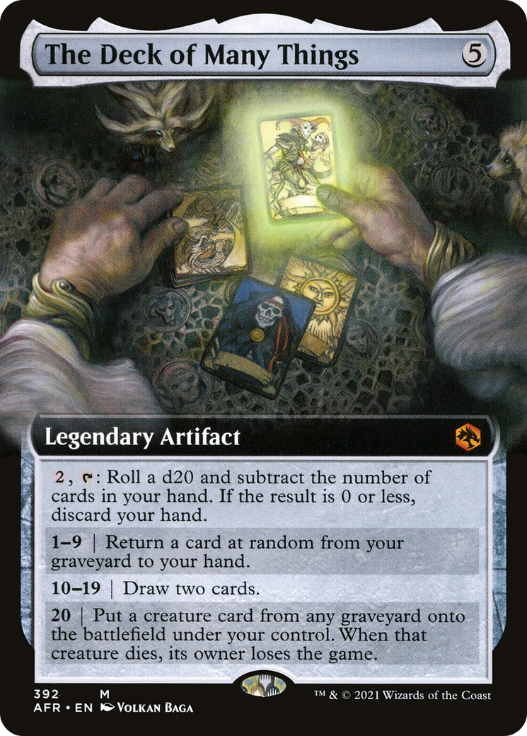 The Deck of Many Things (Extended Art) (392) [Adventures in the Forgotten Realms] foil - Deck Out Gaming