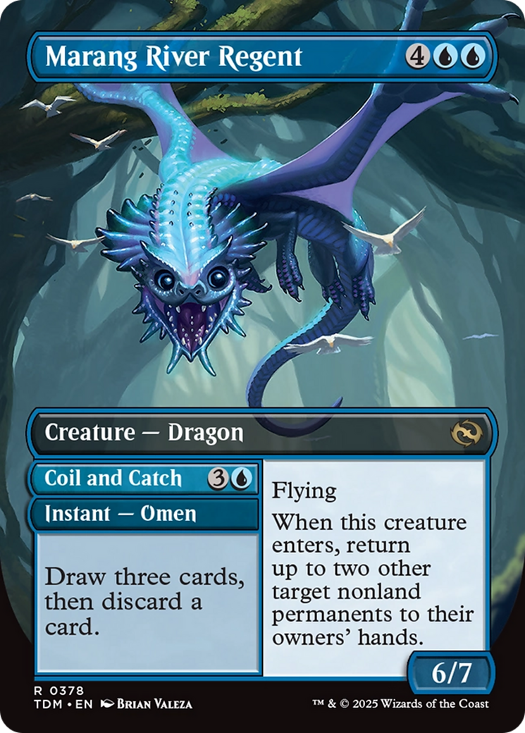 Marang River Regent (Borderless) (378) [Tarkir: Dragonstorm] foil - Deck Out Gaming