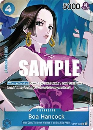 Boa Hancock (Box Topper) (OP02-059) [Paramount War] Foil - Deck Out Gaming