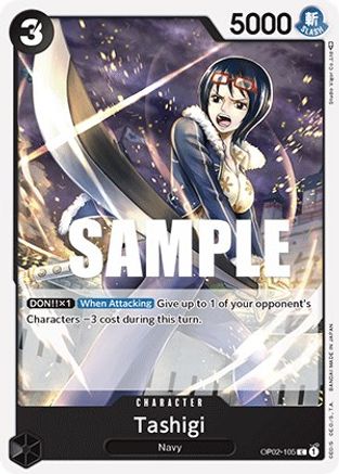 Tashigi (OP02-105) [Paramount War] - Deck Out Gaming
