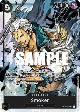 Smoker (ST06-004) [Starter Deck 6: Absolute Justice] Foil - Deck Out Gaming