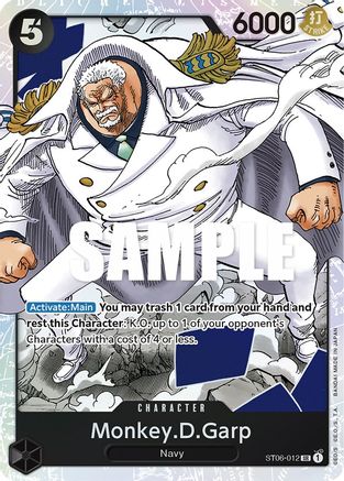 Monkey.D.Garp (ST06-012) [Starter Deck 6: Absolute Justice] Foil - Deck Out Gaming