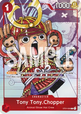 Tony Tony.Chopper - ST01-006 (Alternate Art) (ST01-006) [One Piece Promotion Cards] Foil - Deck Out Gaming