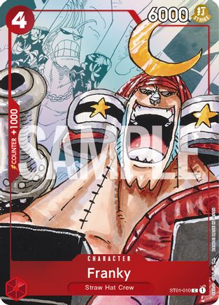 Franky - ST01-010 (Alternate Art) (ST01-010) [One Piece Promotion Cards] Foil - Deck Out Gaming