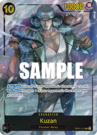 Kuzan (121) (Alternate Art) (OP02-121) [Paramount War] Foil - Deck Out Gaming