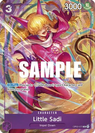 Little Sadi (Alternate Art) (OP02-073) [Paramount War] Foil - Deck Out Gaming