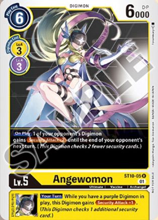 Angewomon (Tamer Goods Set Angewomon & LadyDevimon) (ST10-05) [Starter Deck 10: Parallel World Tactician] Foil - Deck Out Gaming