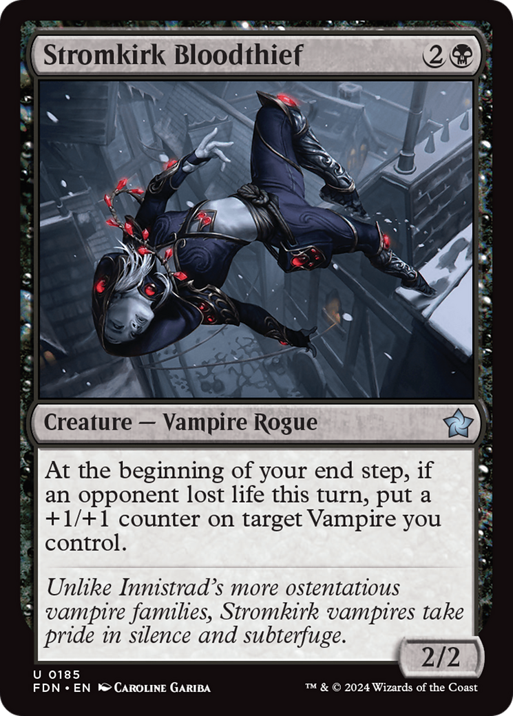 Stromkirk Bloodthief (185) [Foundations] foil - Deck Out Gaming