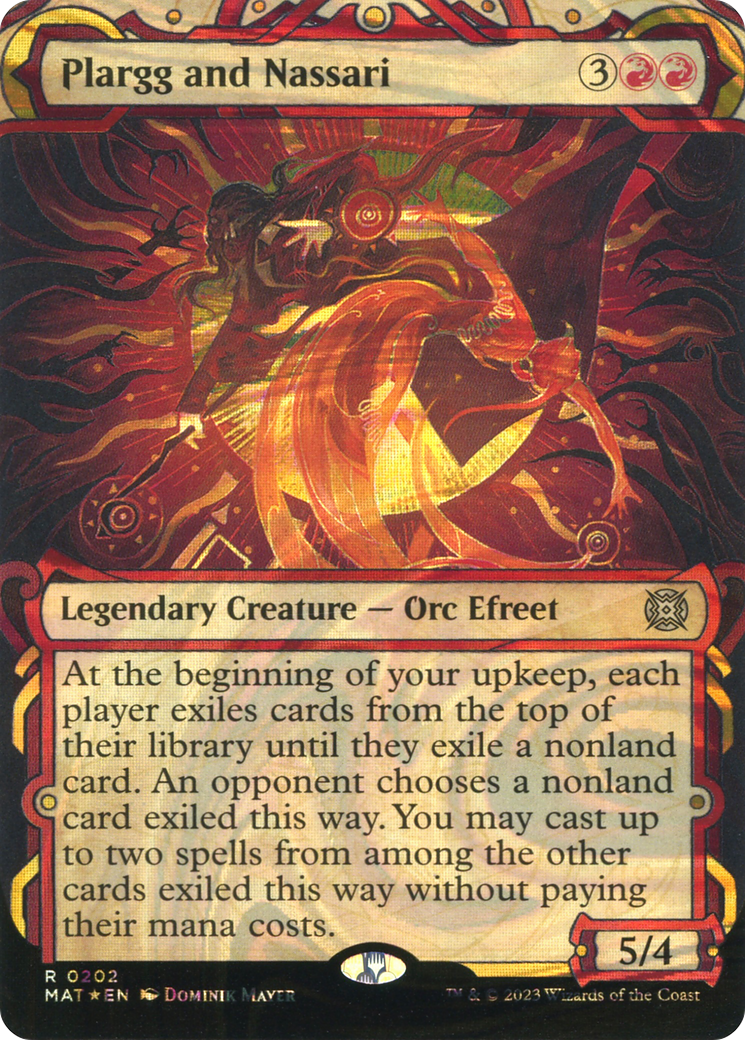 Plargg and Nassari (Halo Foil) (202) [March of the Machine: The Aftermath] foil - Deck Out Gaming