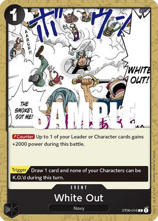 White Out (ST06-016) [Starter Deck 6: Absolute Justice] - Deck Out Gaming