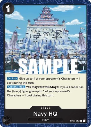 Navy HQ (ST06-017) [Starter Deck 6: Absolute Justice] - Deck Out Gaming