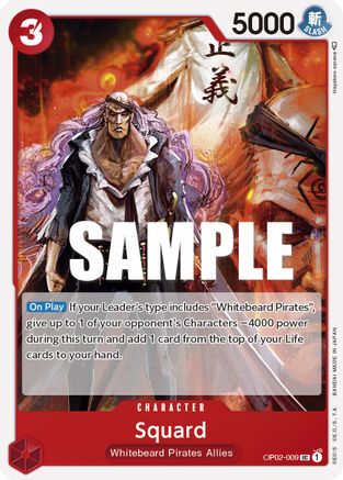Squard (OP02-009) [Paramount War] - Deck Out Gaming