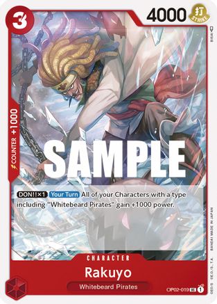 Rakuyo (OP02-019) [Paramount War] - Deck Out Gaming