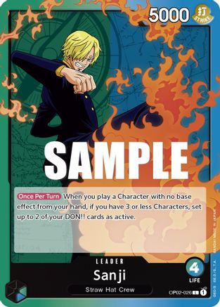 Sanji (OP02-026) [Paramount War] - Deck Out Gaming
