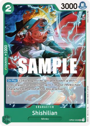 Shishilian (OP02-032) [Paramount War] - Deck Out Gaming