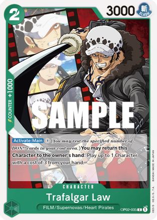 Trafalgar Law (OP02-035) [Paramount War] - Deck Out Gaming