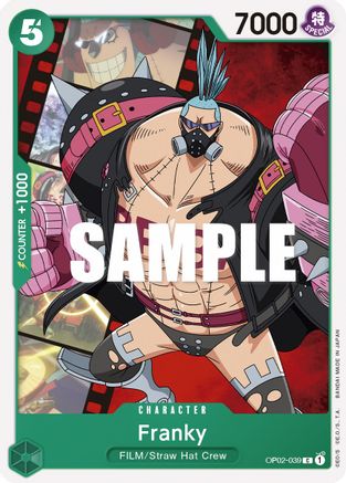 Franky (OP02-039) [Paramount War] - Deck Out Gaming