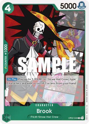Brook (OP02-040) [Paramount War] - Deck Out Gaming