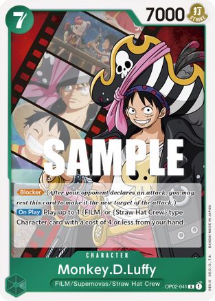 Monkey.D.Luffy (041) (OP02-041) [Paramount War] Foil - Deck Out Gaming