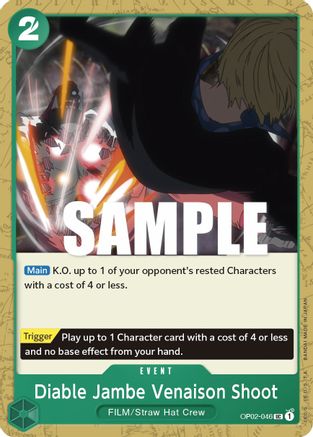 Diable Jambe Venaison Shoot (OP02-046) [Paramount War] - Deck Out Gaming