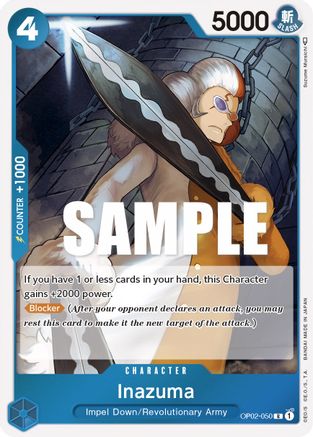 Inazuma (OP02-050) [Paramount War] Foil - Deck Out Gaming