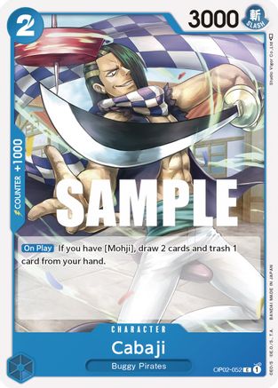 Cabaji (OP02-052) [Paramount War] - Deck Out Gaming