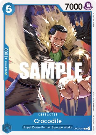 Crocodile (OP02-053) [Paramount War] - Deck Out Gaming