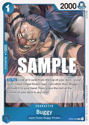 Buggy (OP02-058) [Paramount War] Foil - Deck Out Gaming