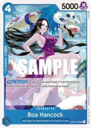 Boa Hancock (OP02-059) [Paramount War] - Deck Out Gaming