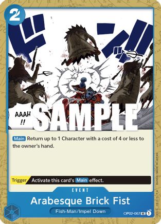 Arabesque Brick Fist (OP02-067) [Paramount War] - Deck Out Gaming
