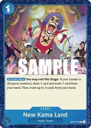 New Kama Land (OP02-070) [Paramount War] - Deck Out Gaming