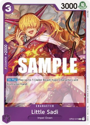 Little Sadi (OP02-073) [Paramount War] Foil - Deck Out Gaming