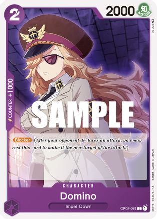 Domino (OP02-081) [Paramount War] - Deck Out Gaming