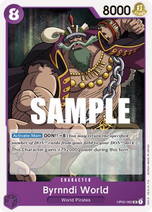 Byrnndi World (OP02-082) [Paramount War] - Deck Out Gaming