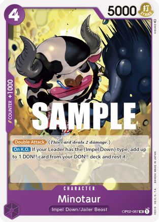 Minotaur (OP02-087) [Paramount War] - Deck Out Gaming