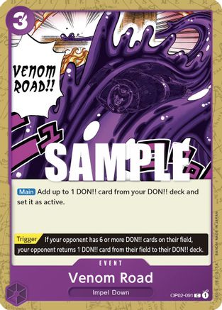 Venom Road (OP02-091) [Paramount War] - Deck Out Gaming