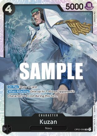 Kuzan (096) (OP02-096) [Paramount War] Foil - Deck Out Gaming