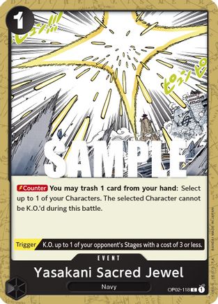 Yasakani Sacred Jewel (OP02-118) [Paramount War] - Deck Out Gaming