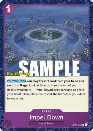 Impel Down (OP02-092) [Paramount War Pre-Release Cards] - Deck Out Gaming