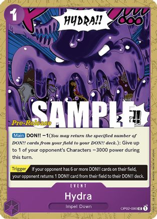Hydra (OP02-090) [Paramount War Pre-Release Cards] - Deck Out Gaming