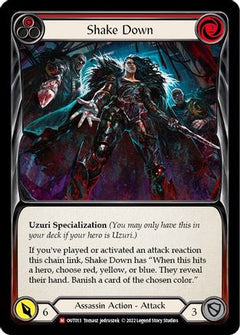 Shake Down (OUT013) [Outsiders] Rainbow Foil - Deck Out Gaming