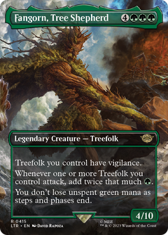Fangorn, Tree Shepherd (Borderless) (415) [The Lord of the Rings: Tales of Middle-earth] foil - Deck Out Gaming