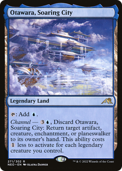 Otawara, Soaring City (271) [Kamigawa: Neon Dynasty] foil - Deck Out Gaming